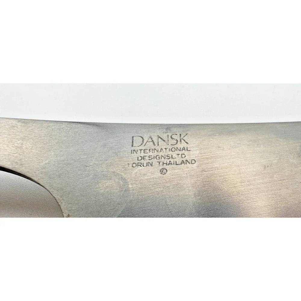 Dansk Contour Stainless Steel Cheese Knife with Teak Wood Handle 9-1/2